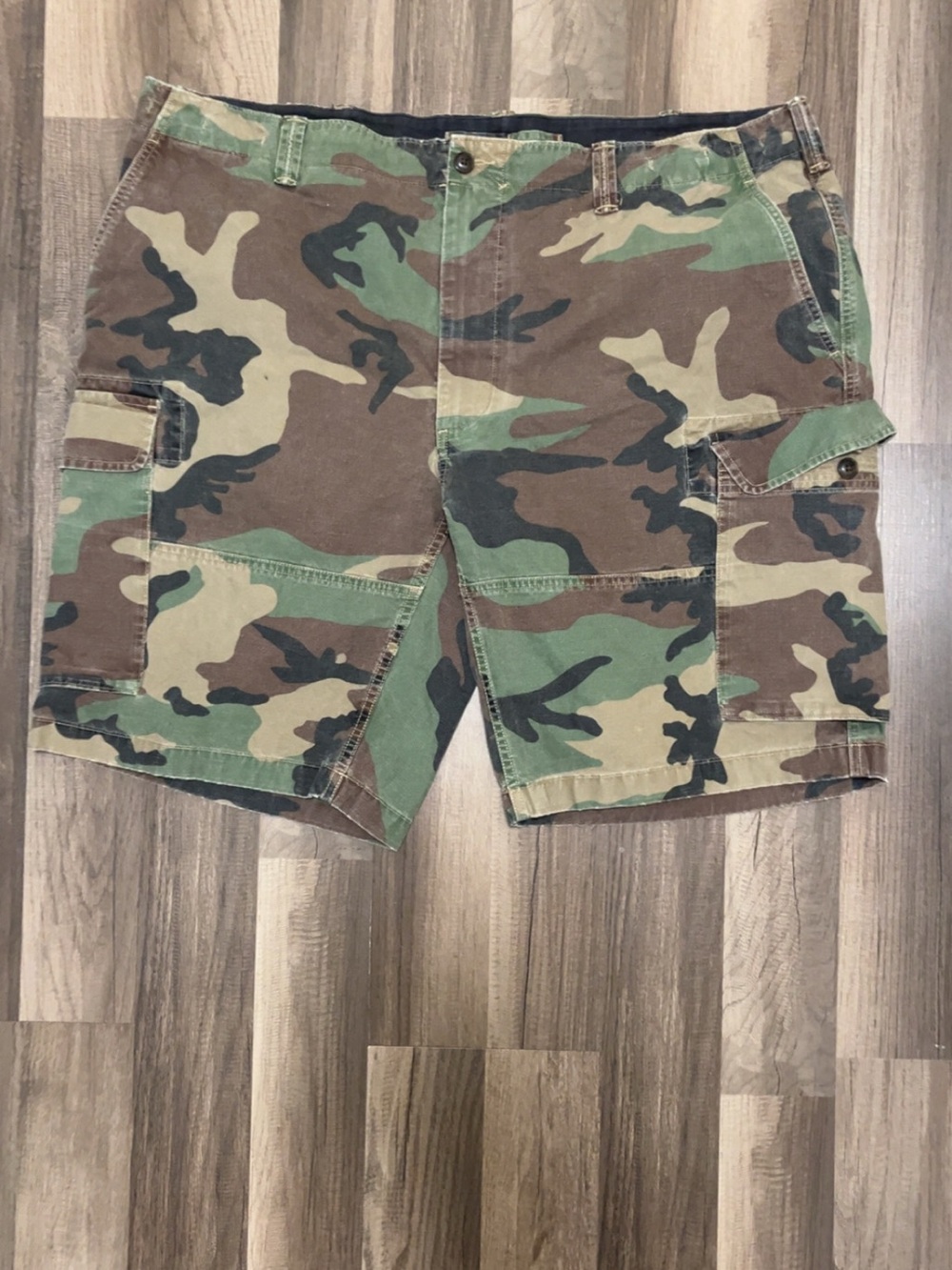 POLO RALPH LAUREN Woodland Camouflage Cargo Shorts Mens 44